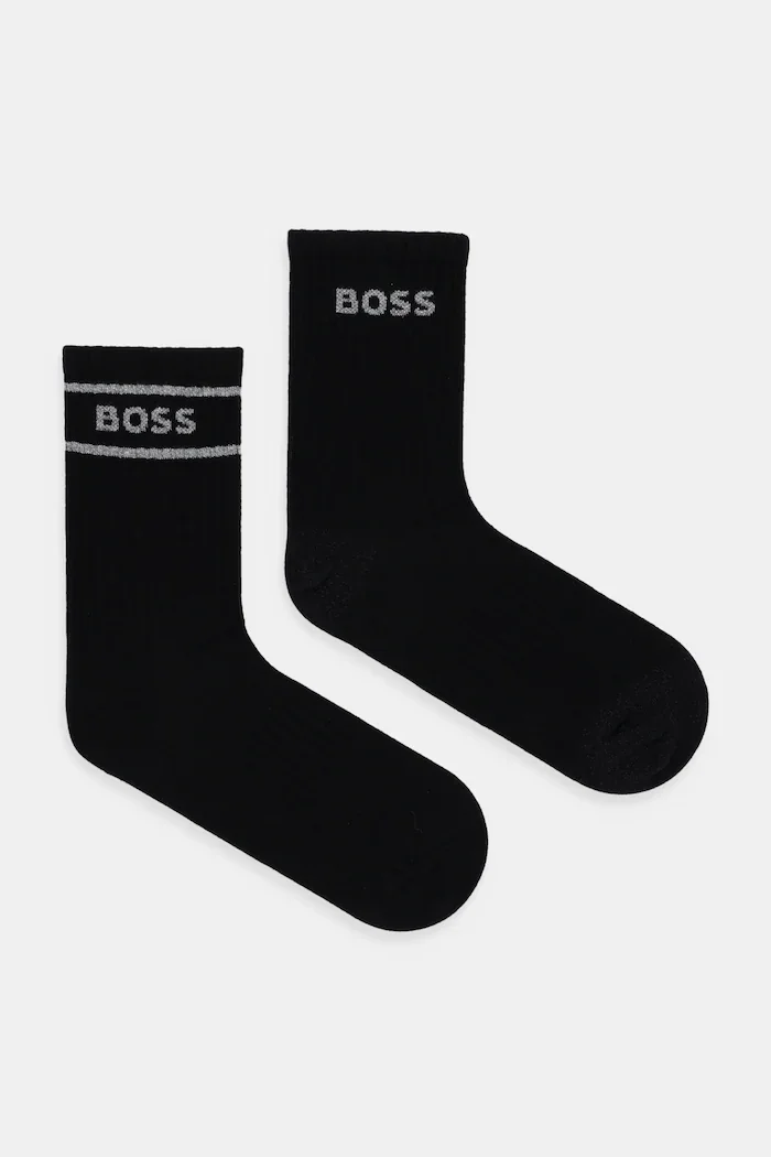 BOSS Чорапи (2 чифта) 2P QS Gift Rib CC W в черно 50546426