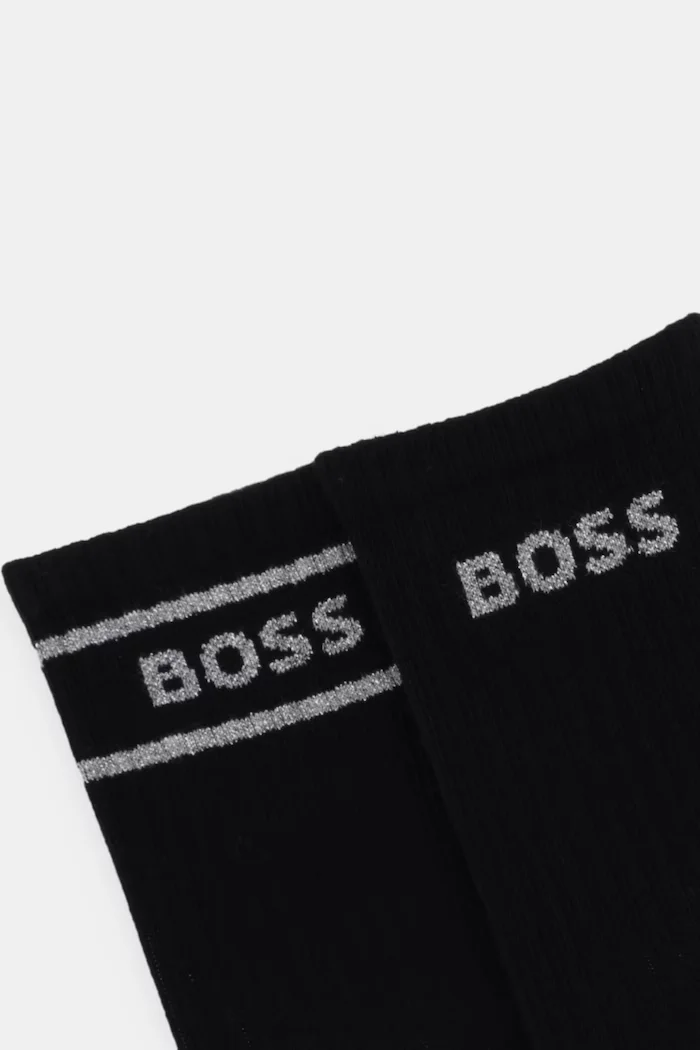 BOSS Чорапи (2 чифта) 2P QS Gift Rib CC W в черно 50546426
