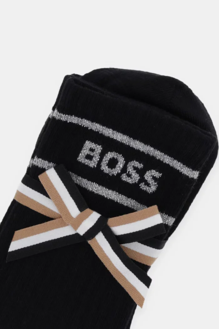 BOSS Чорапи (2 чифта) 2P QS Gift Rib CC W в черно 50546426