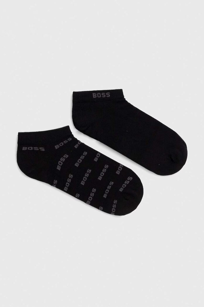 BOSS чорапи мъжки 2P AS Allover CC 2 броя черни 50511423