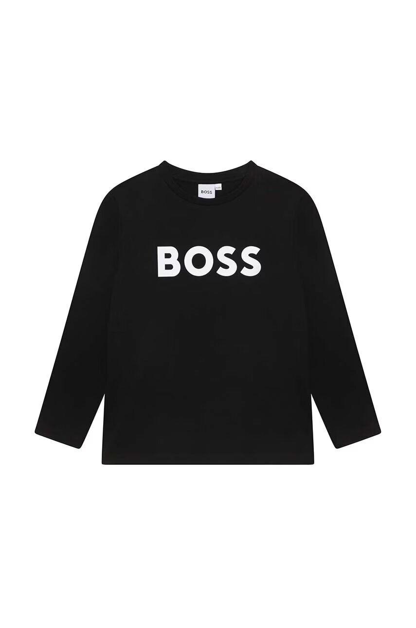 BOSS Детска блуза с дълги ръкави