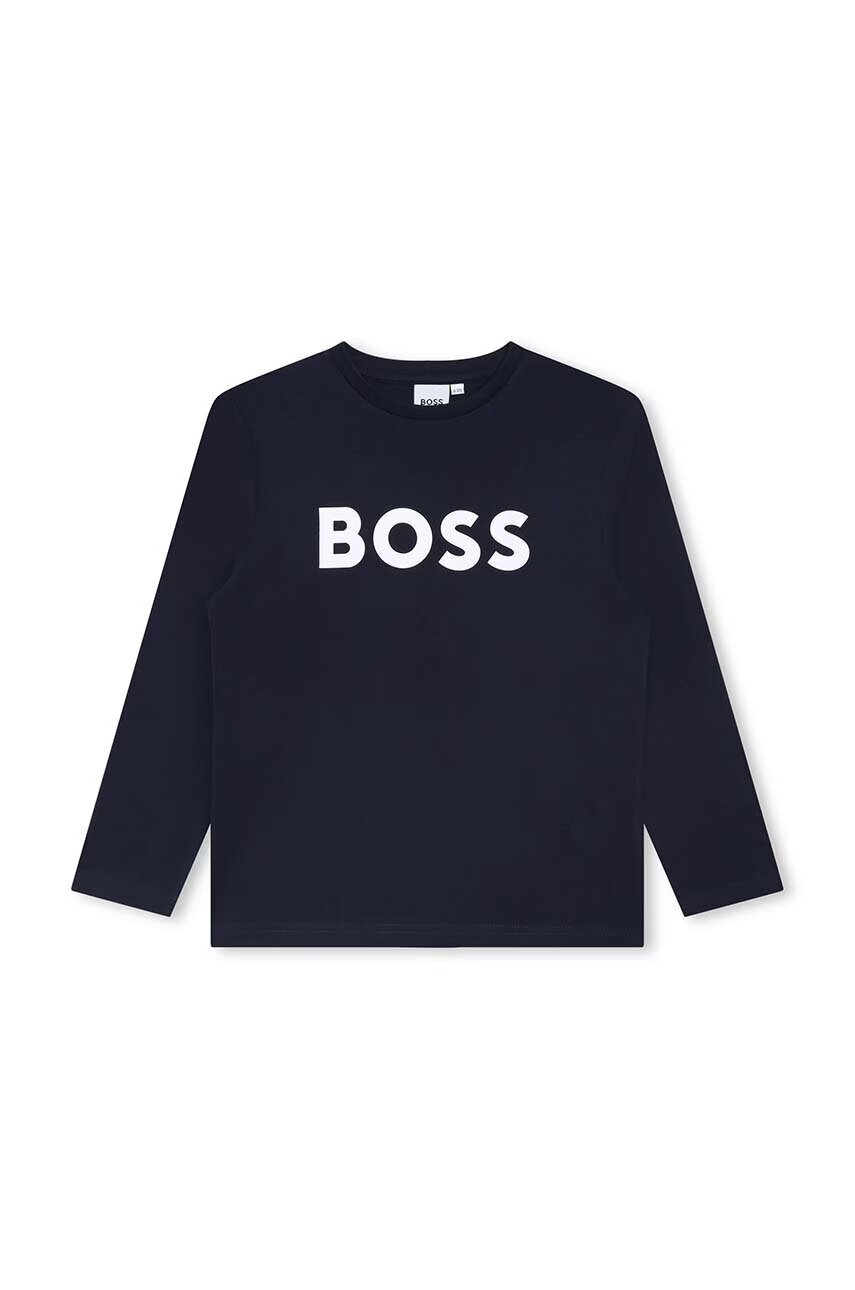 BOSS Детска блуза с дълги ръкави