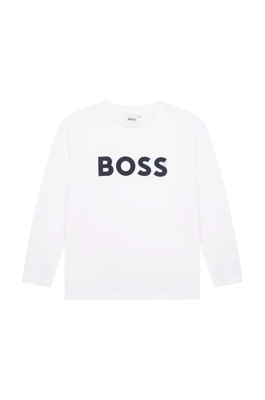 BOSS Детска блуза с дълги ръкави