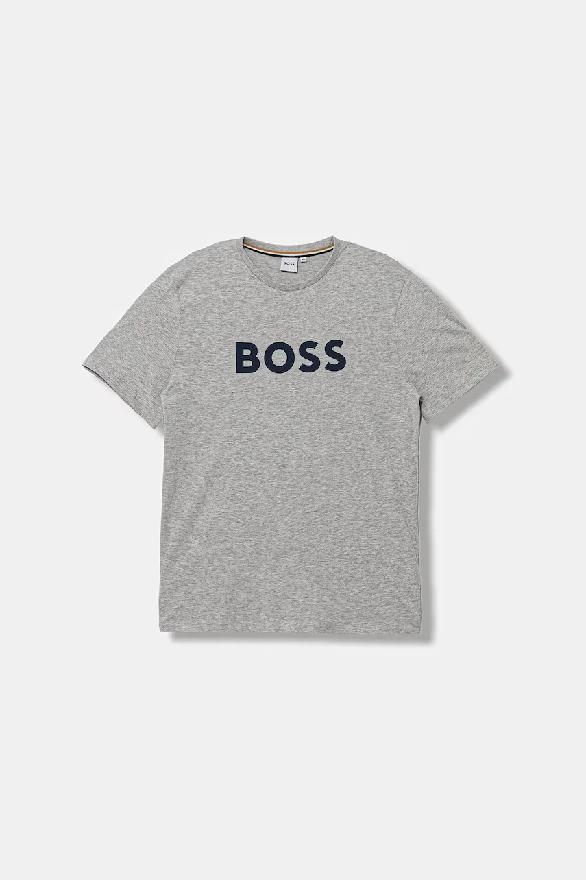 BOSS Детска памучна тениска