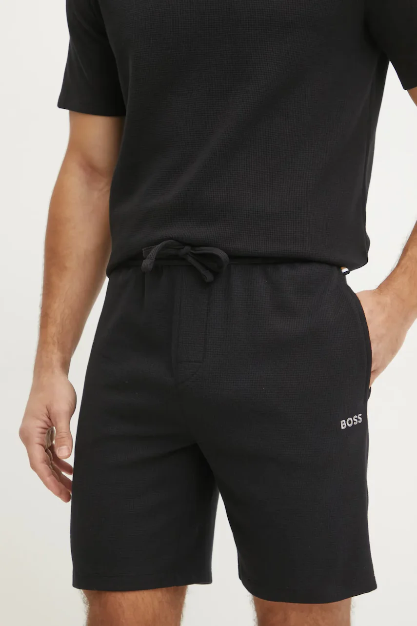 BOSS Домашен къс панталон Waffle Shorts