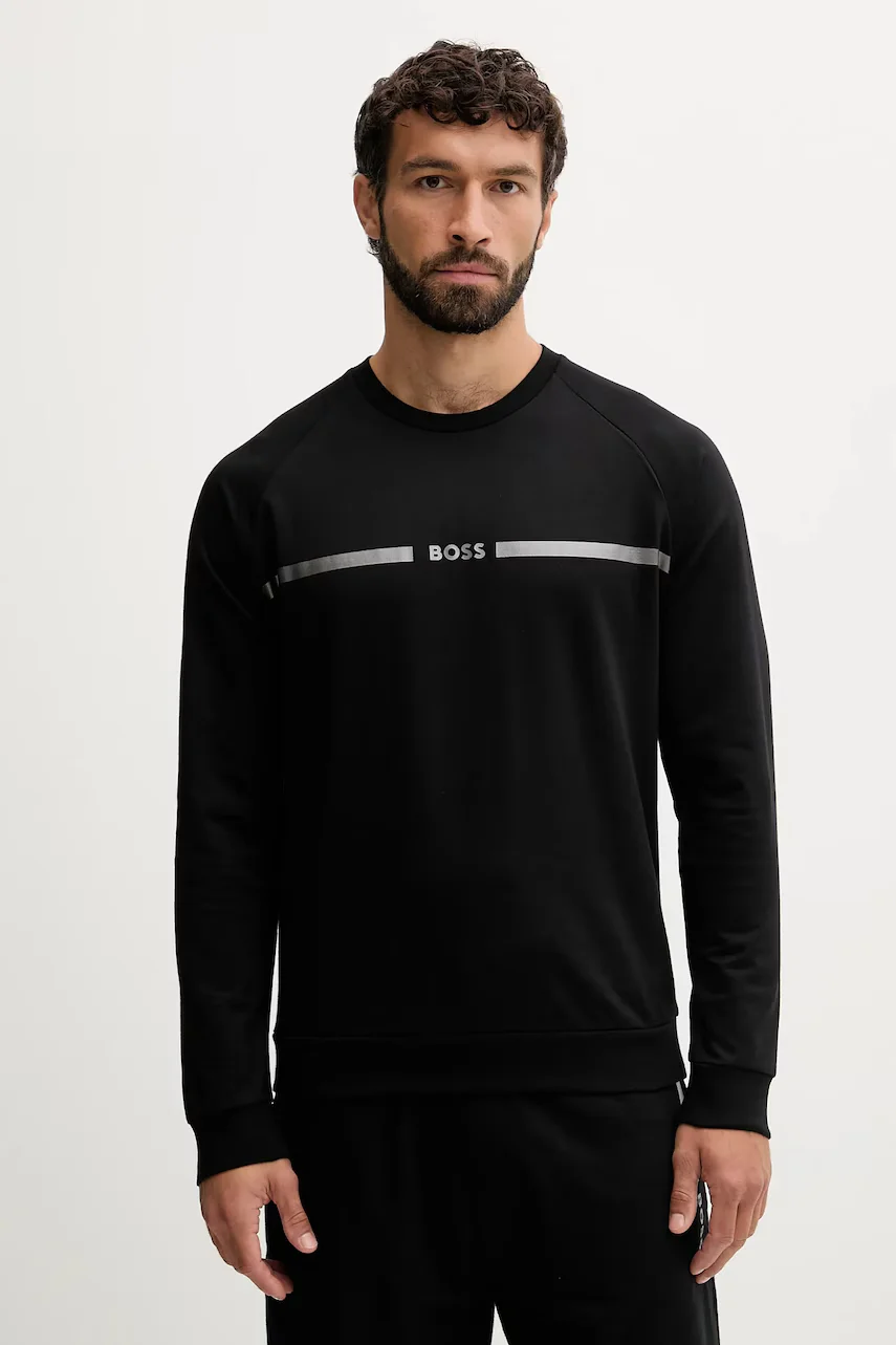 BOSS Домашен суичър от памук Authentic Sweatshirt