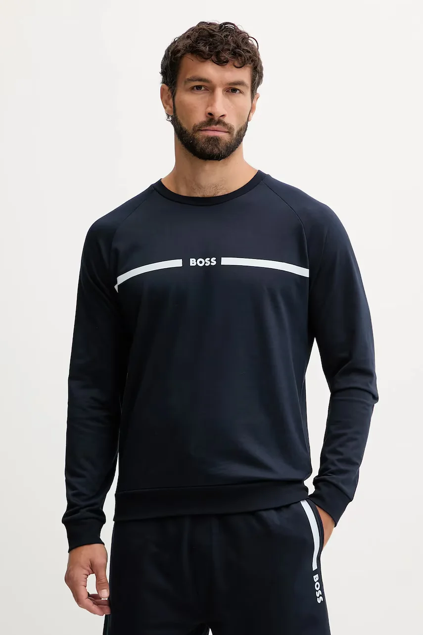 BOSS Домашен суичър от памук Authentic Sweatshirt