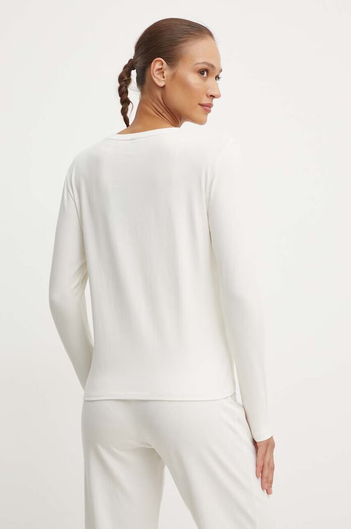 BOSS Домашна блуза с дълги ръкави CI_LS-Shirt в бежово 50510326