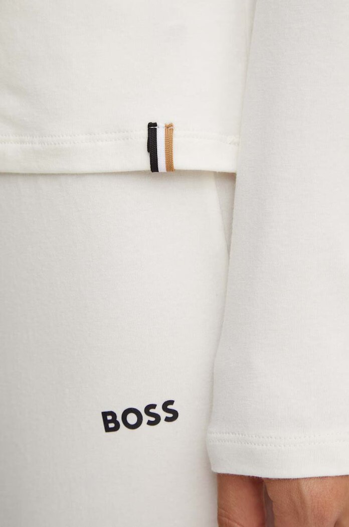 BOSS Домашна блуза с дълги ръкави CI_LS-Shirt в бежово 50510326