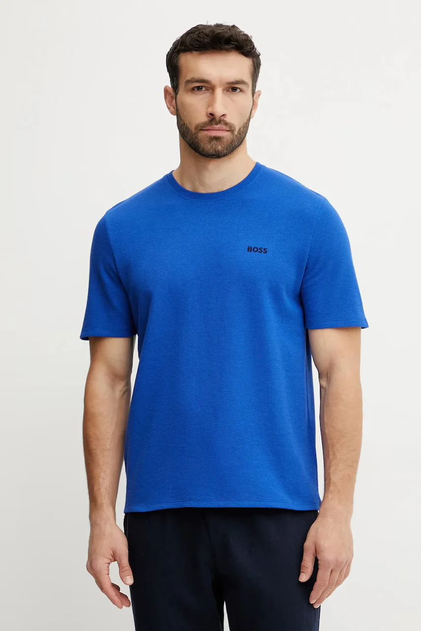 BOSS Домашна тениска Waffle T-Shirt