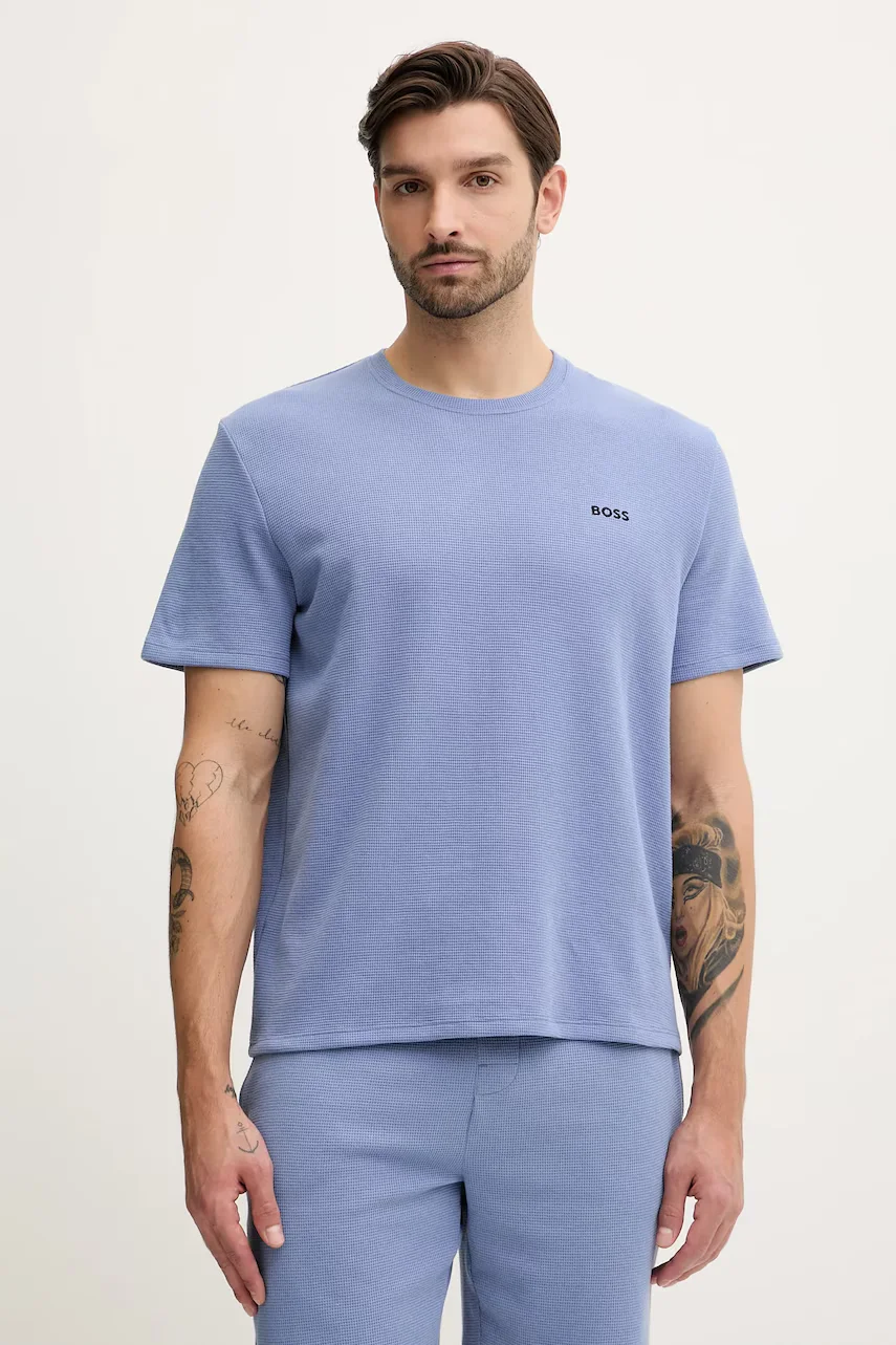 BOSS Домашна тениска Waffle T-Shirt