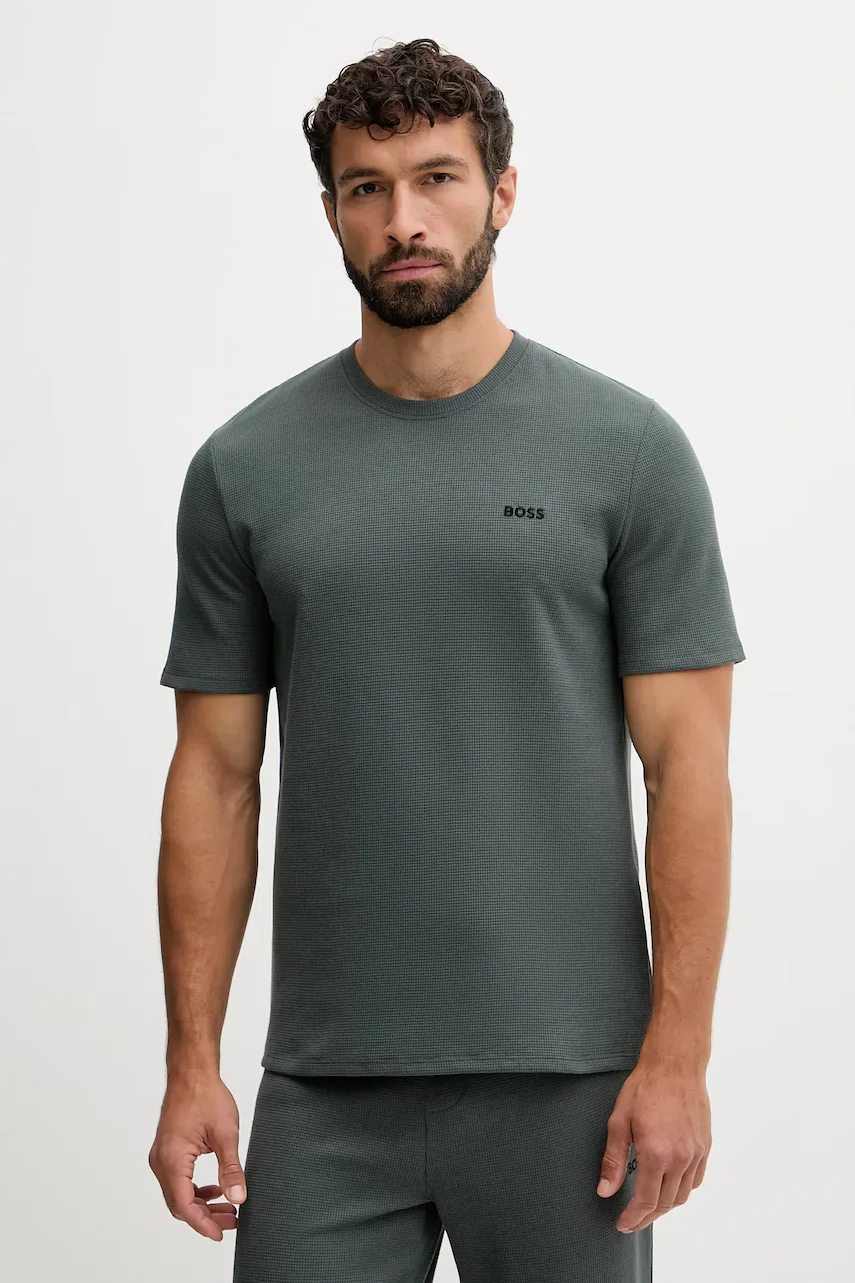 BOSS Домашна тениска Waffle T-Shirt