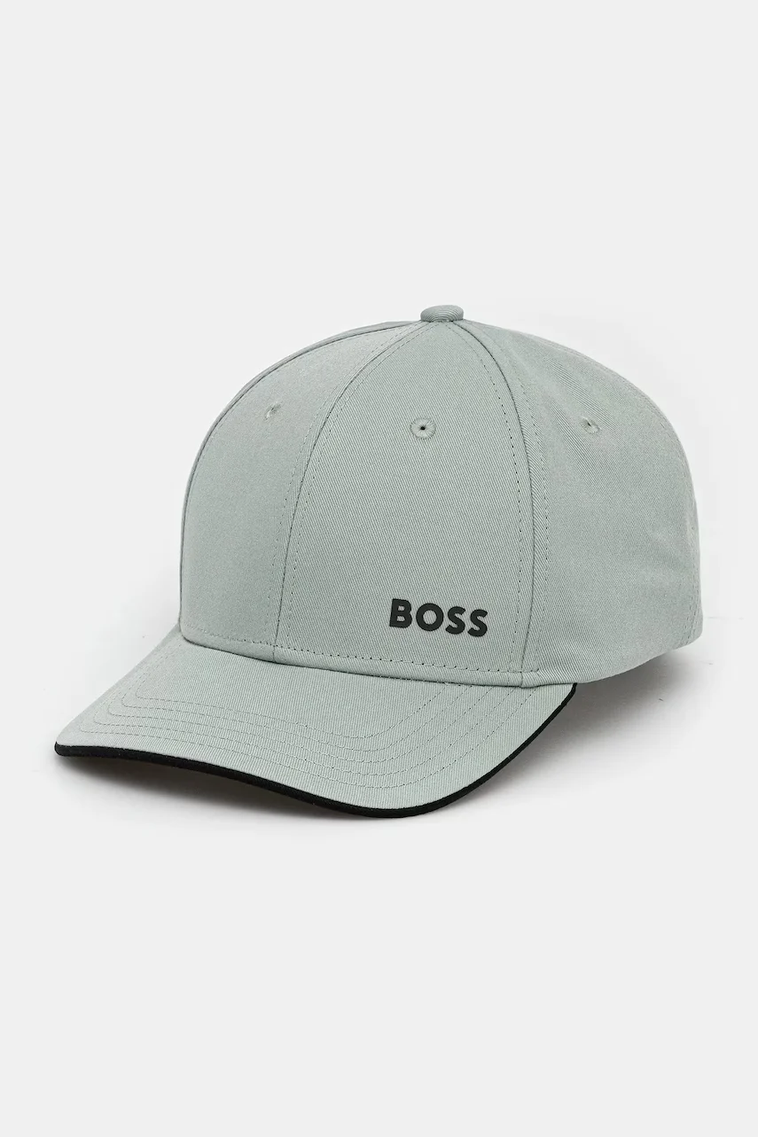 BOSS Green Памучна шапка с козирка Cap-Bold