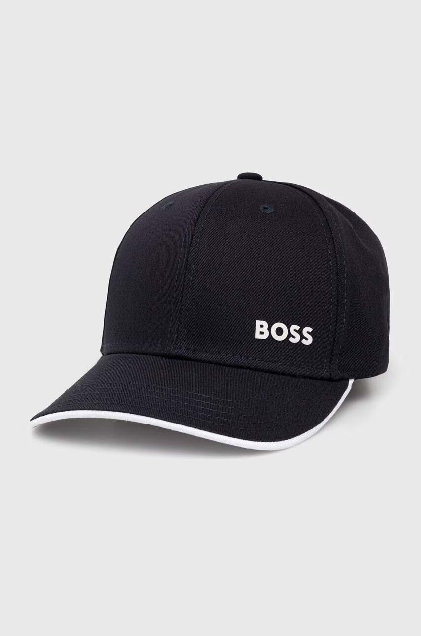 BOSS Green Памучна шапка с козирка Cap-Bold