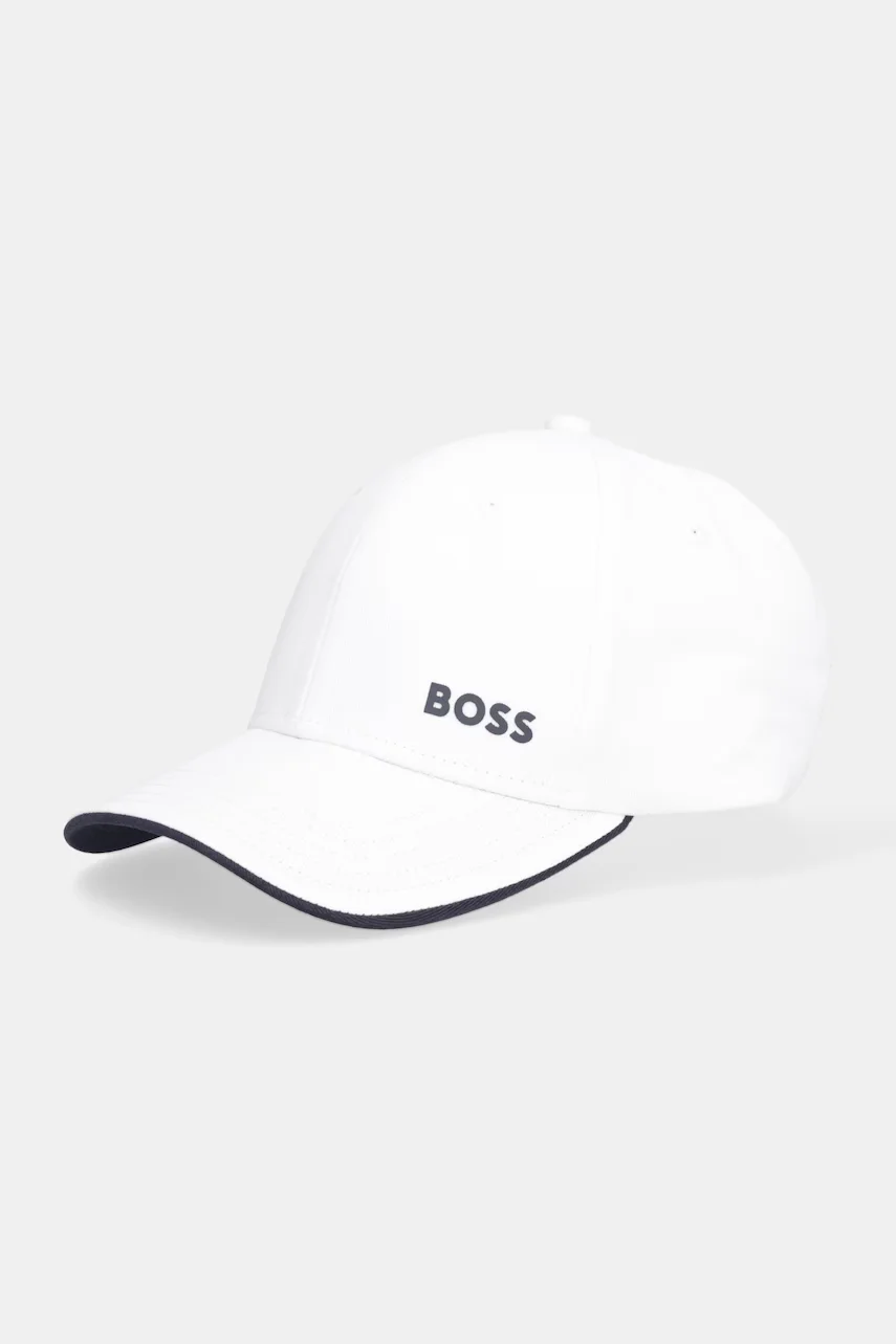 BOSS Green Памучна шапка с козирка Cap-Bold