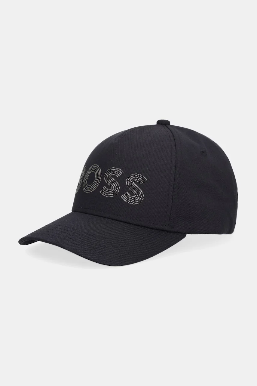 BOSS Green Памучна шапка с козирка Pyer-BOSS-Mirror
