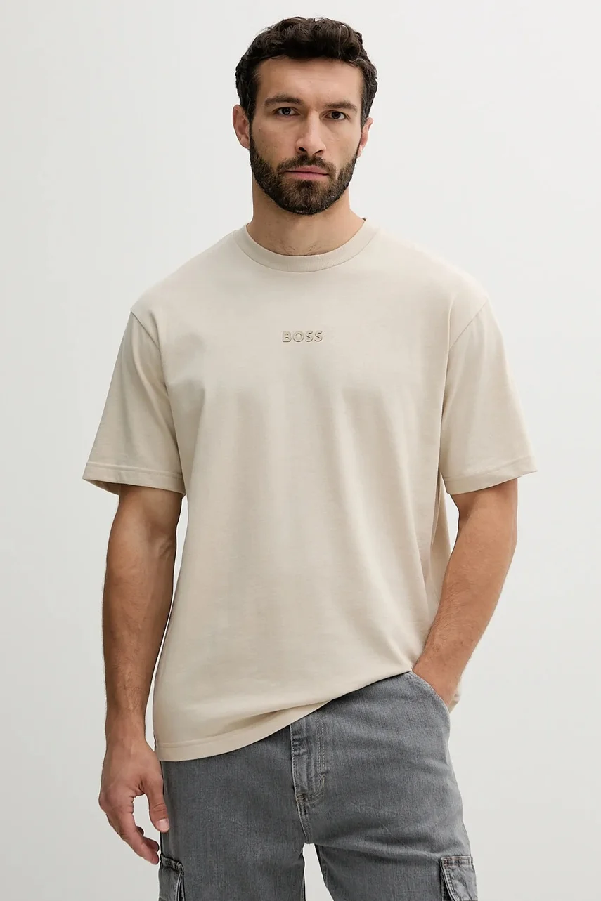 BOSS Green Памучна тениска Tee 10
