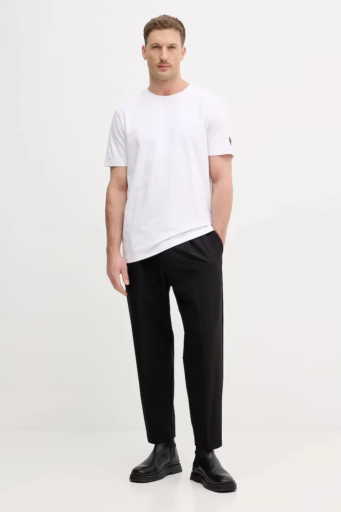 BOSS Green Панталон T_Convert-Pleat мъжки в черно със стандартна кройка 50539085