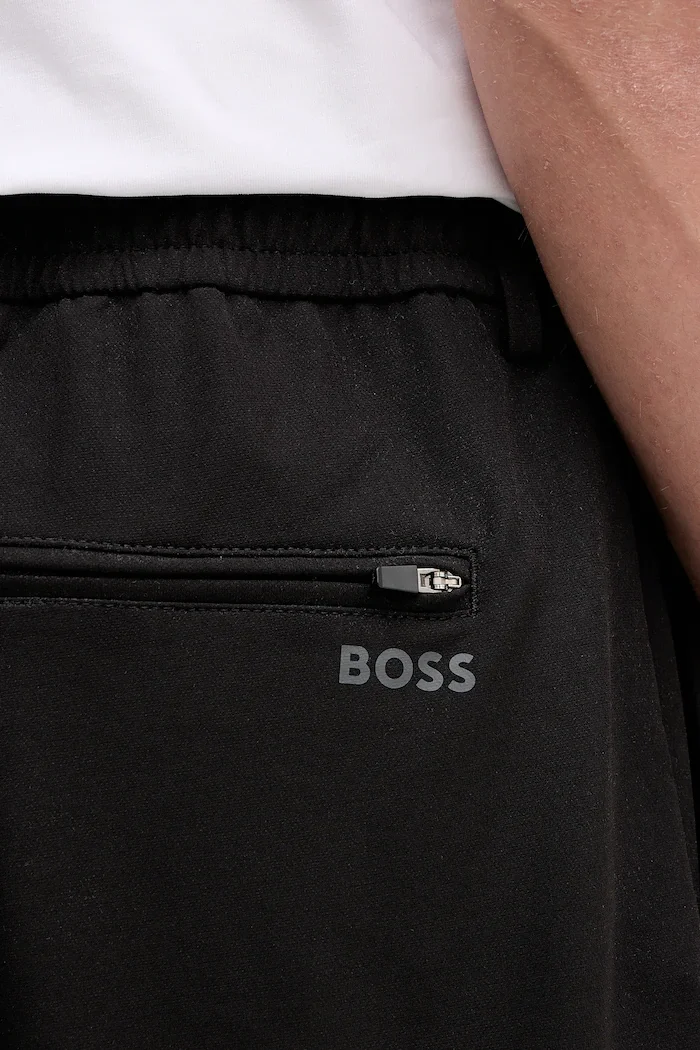 BOSS Green Панталон T_Convert-Pleat мъжки в черно със стандартна кройка 50539085