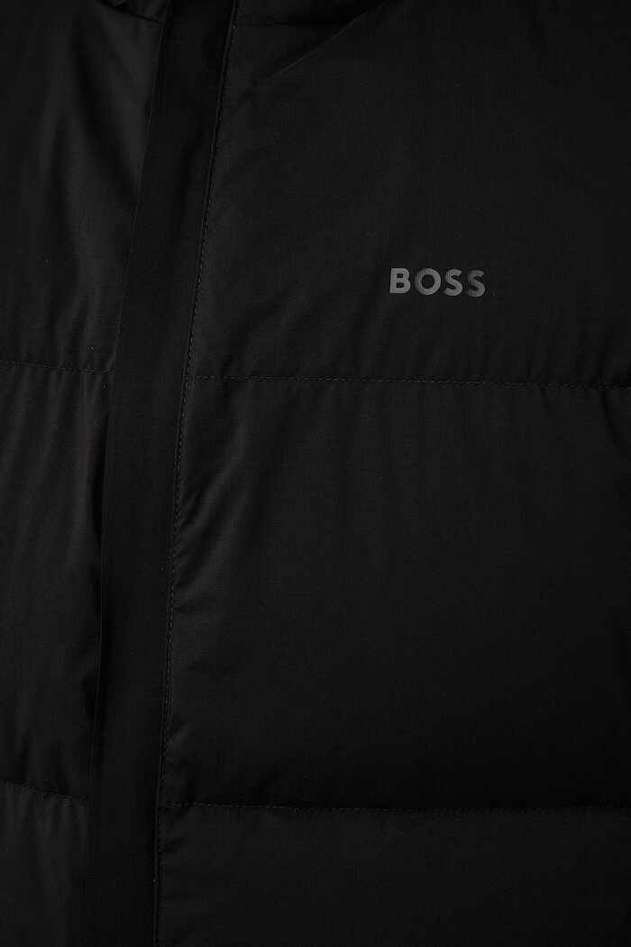 BOSS Green пухен елек мъжки OW_Riplite Vest HD черен 50565221