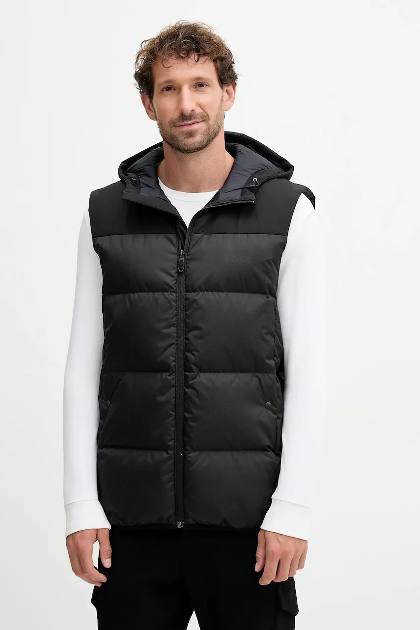BOSS Green Пухен елек OW_Block-X Vest HD