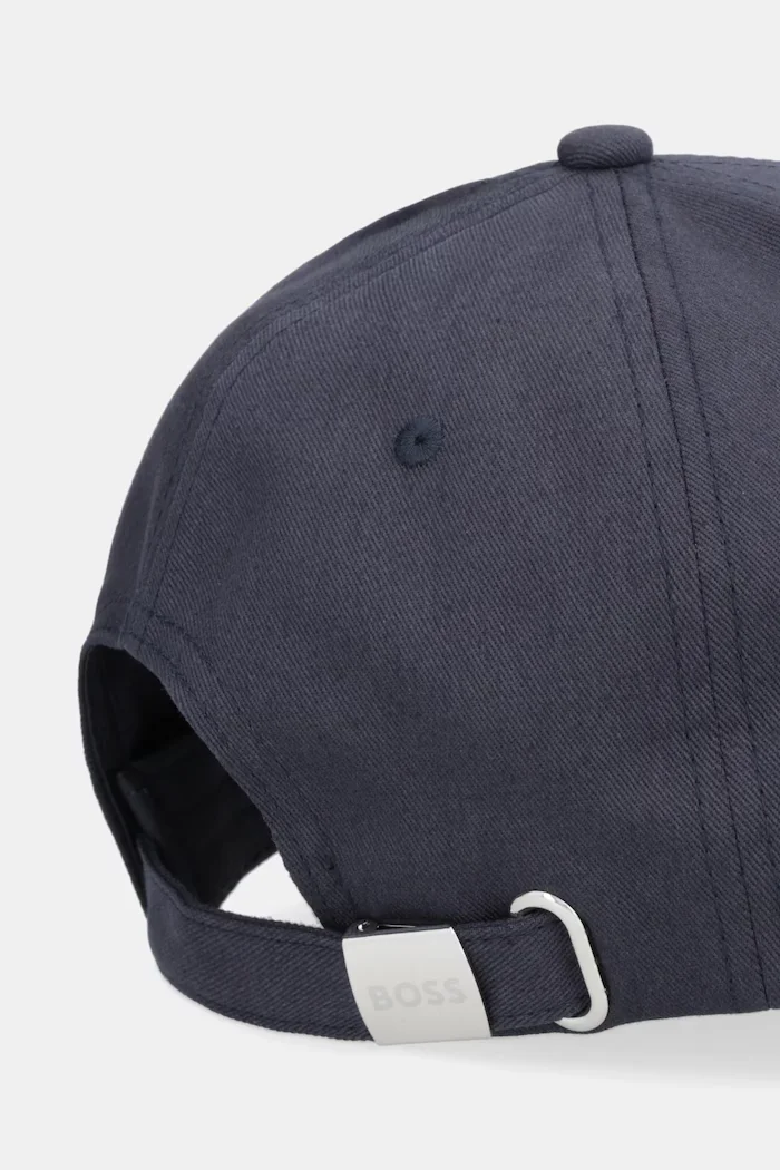 BOSS Green шапка с козирка мъжка от памук Cap-Bold тъмносиня 50519219