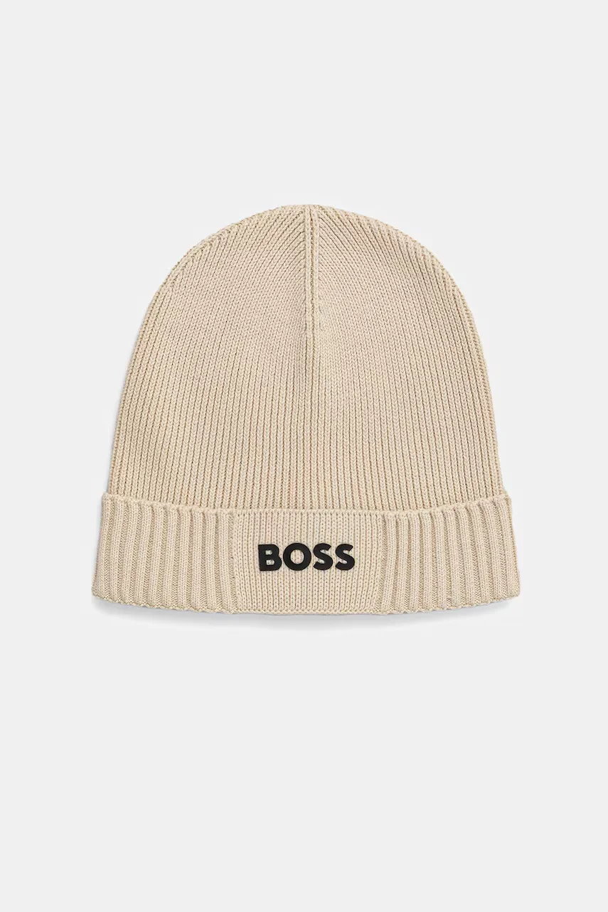 BOSS Green Шапка с вълна Asic_Beanie-X