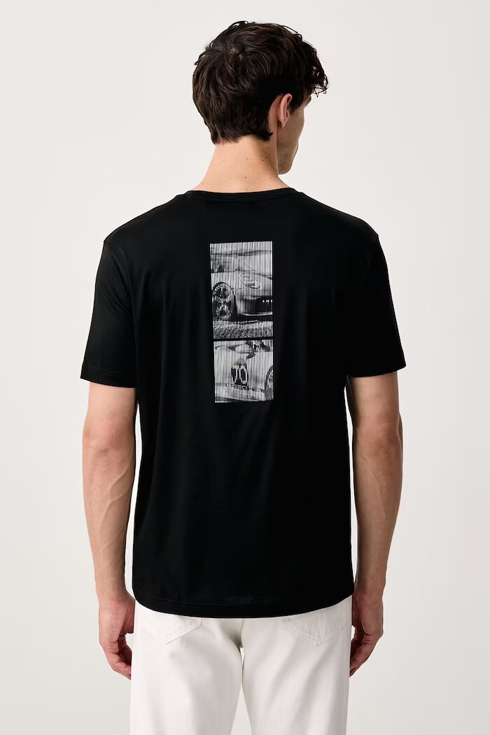 BOSS Green тениска мъжка от памук TS_PS Icons70 Grx черна 50570910