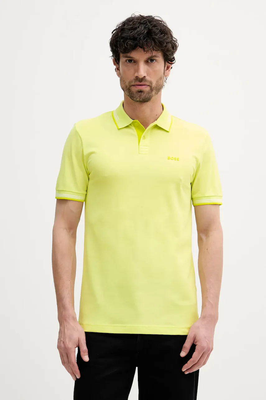 BOSS Green Тениска с яка Paul