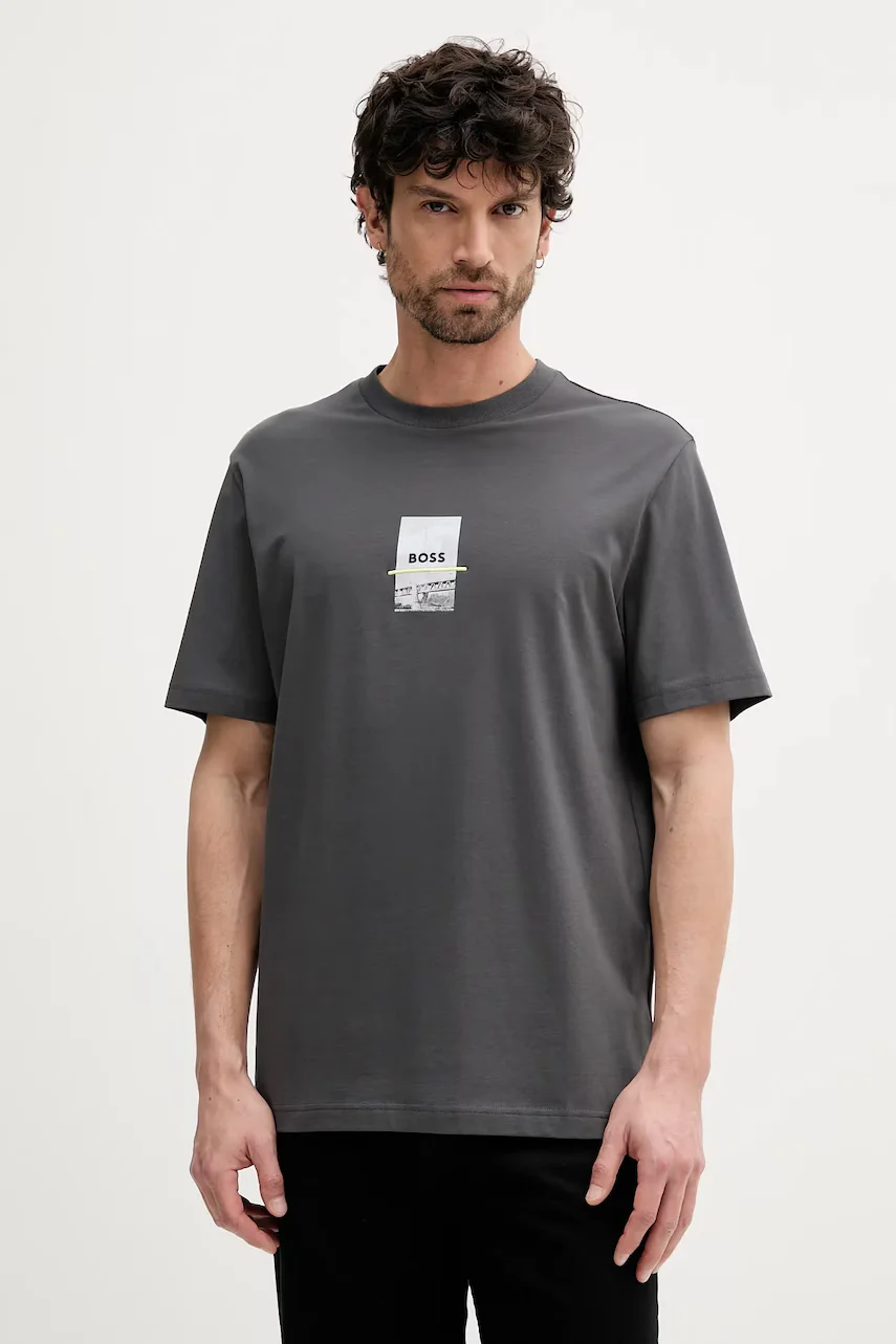 BOSS Green Тениска Tee Photoprint