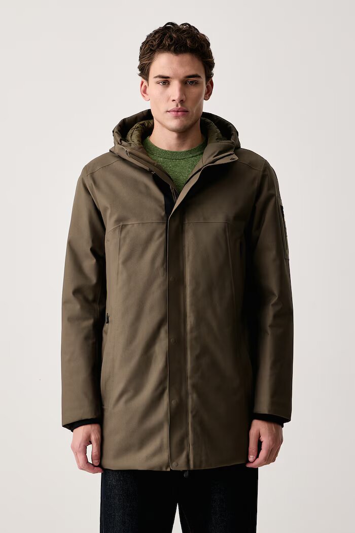 BOSS Green зимен мъжки OW_Hexatech Parka зелен 50570858
