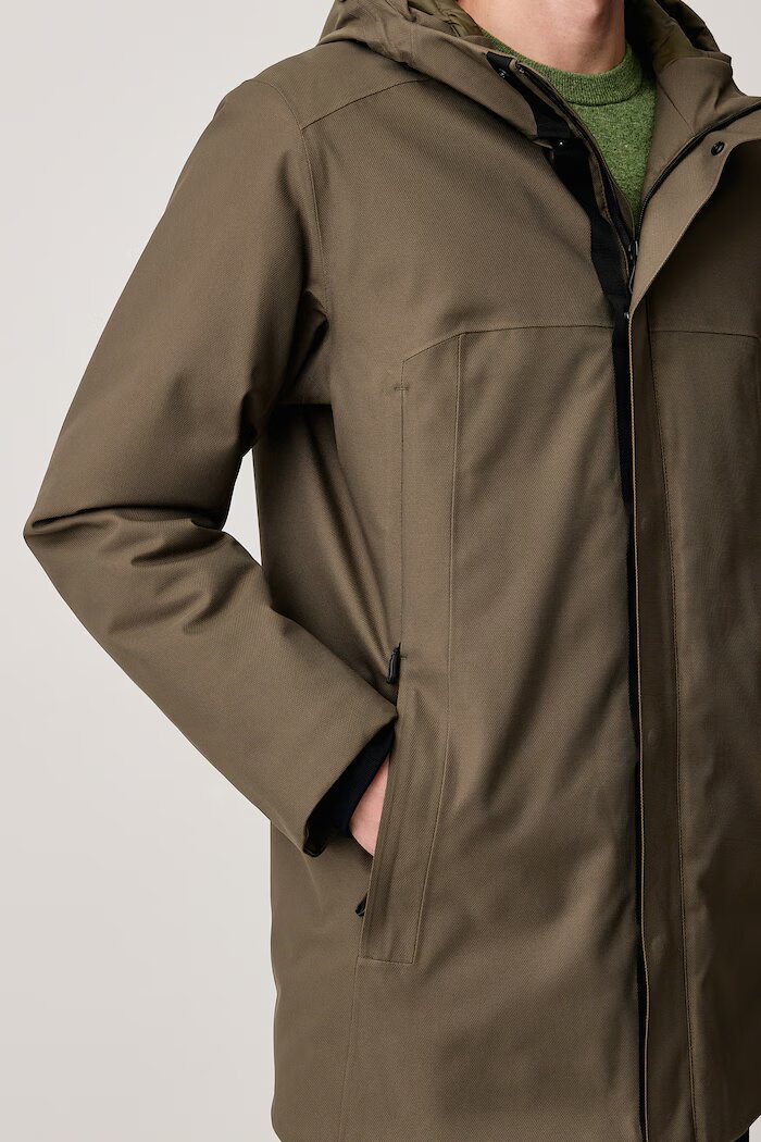 BOSS Green зимен мъжки OW_Hexatech Parka зелен 50570858