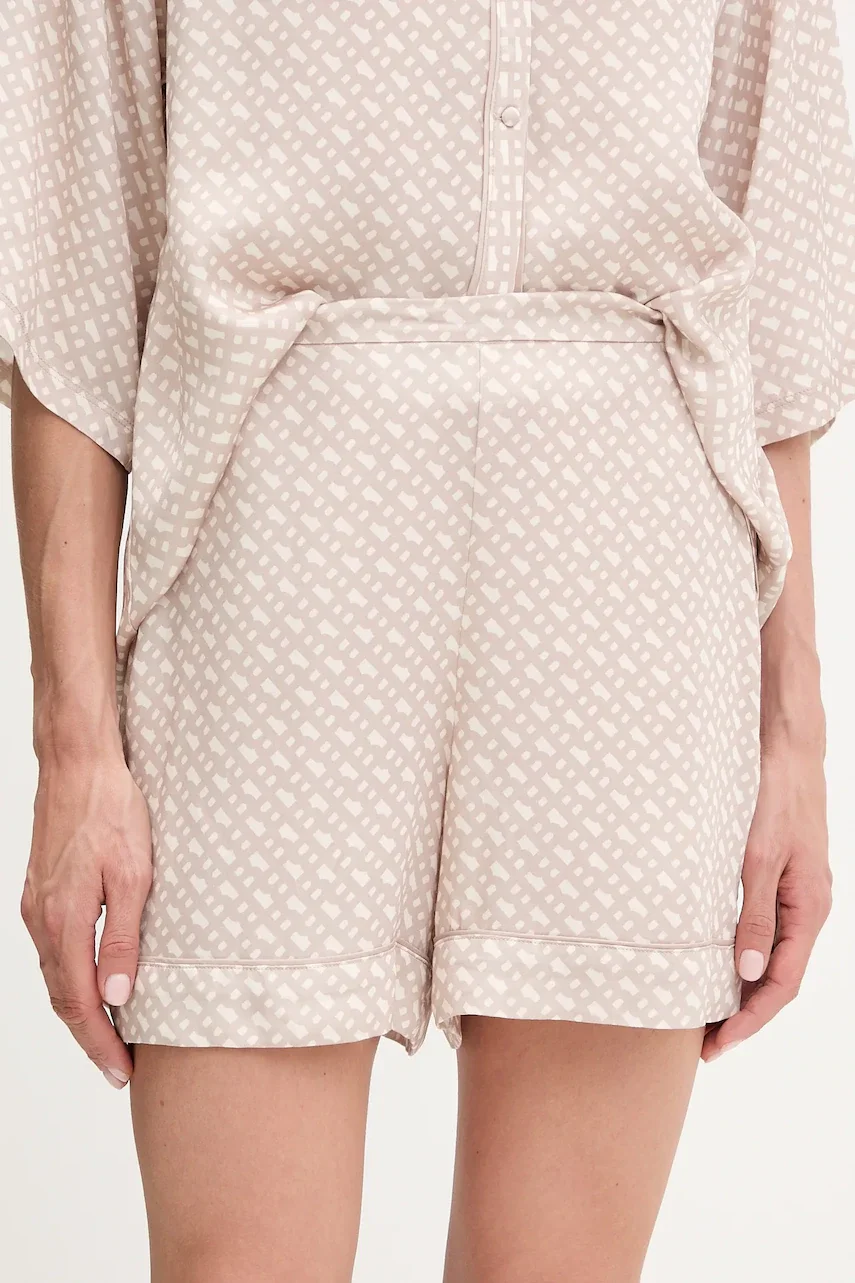 BOSS Късо долнище на пижама Sateen AOP_Shorts