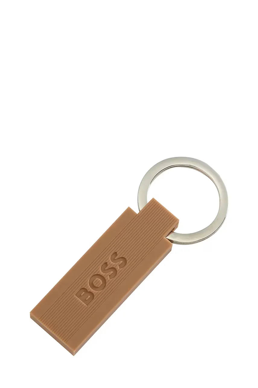BOSS Ключодържател Edge Iconic Camel