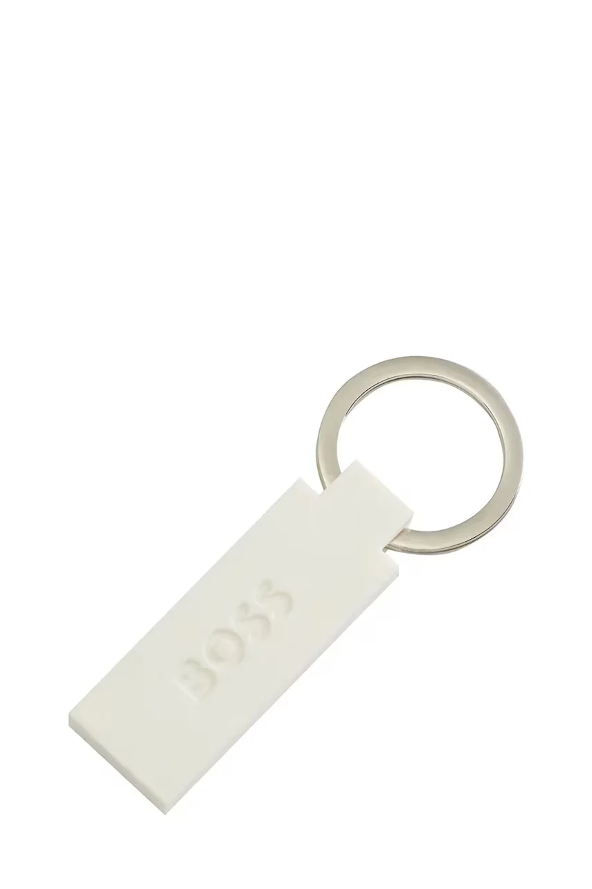 BOSS Ключодържател Edge Iconic White