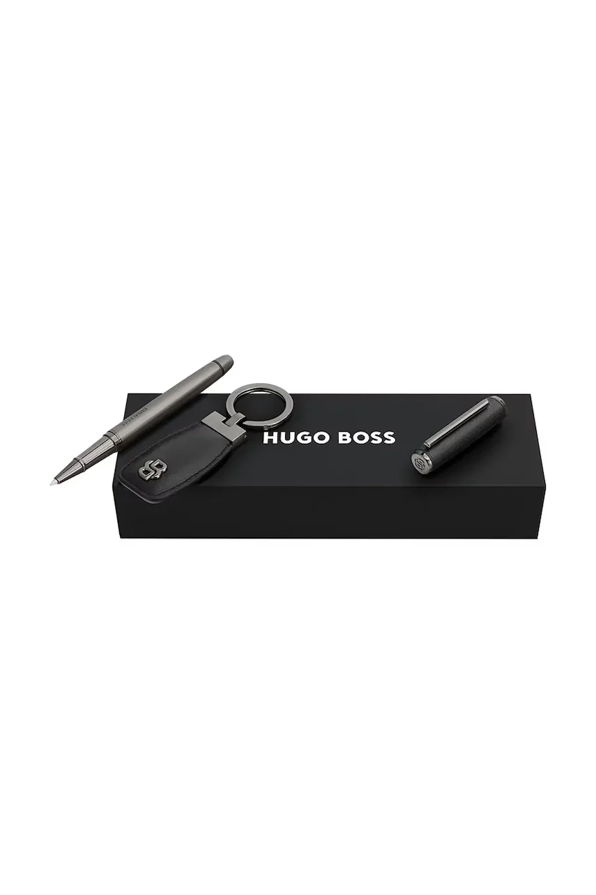 BOSS Комплект химикалка и ключодържател Black & Gun 20 x 62 x 35 cm
