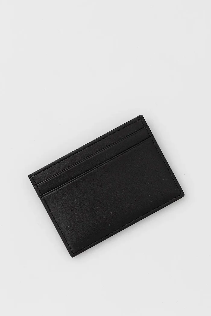 BOSS Кожен калъф за карти Randy_Cardholder в черно 50546166