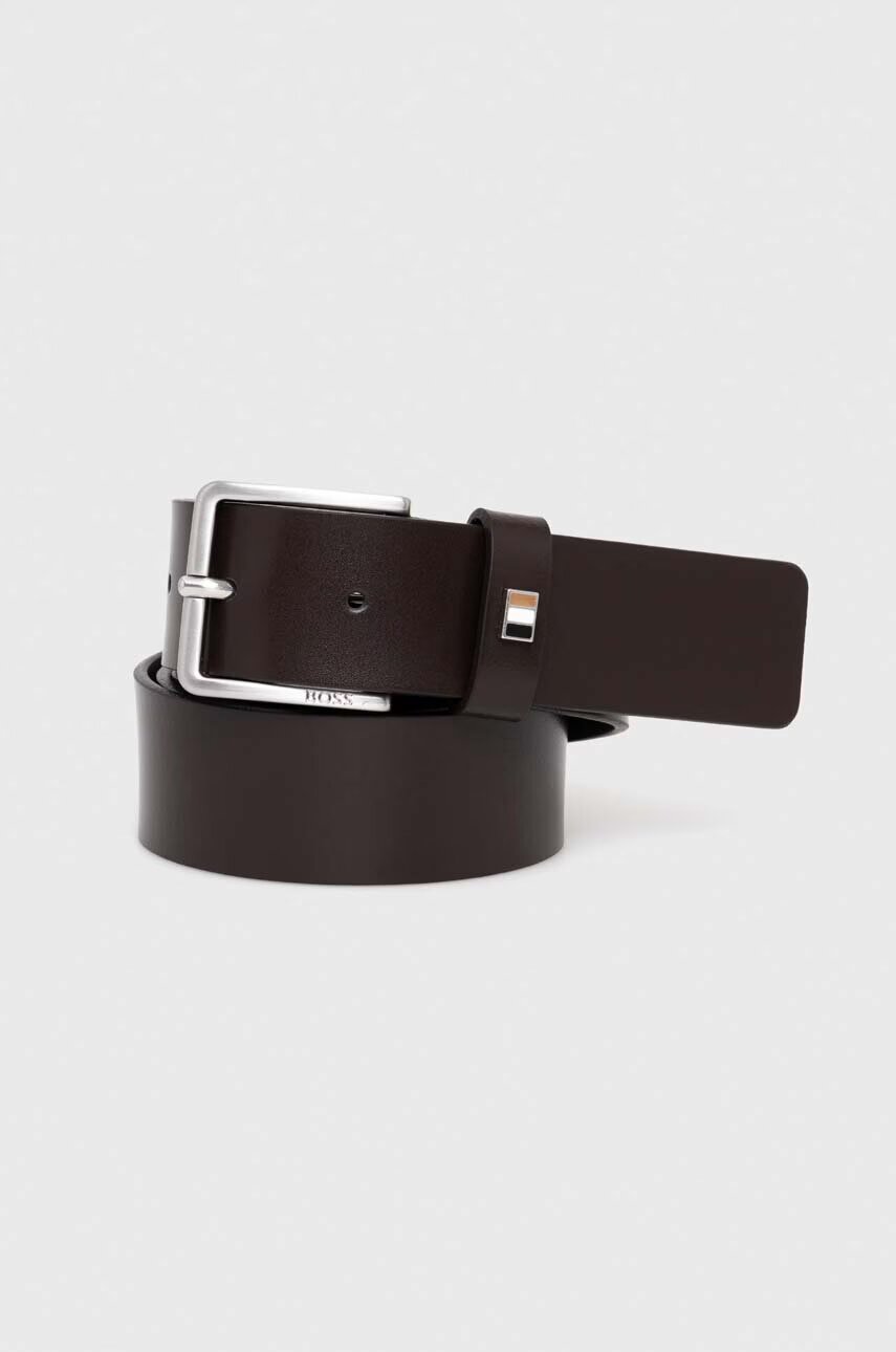 BOSS Кожен колан Ther-Flag-E_Sz35