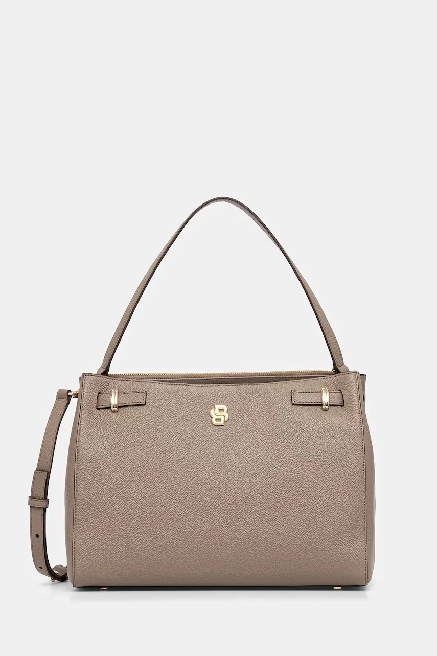BOSS Кожена чанта BEYOND Tote
