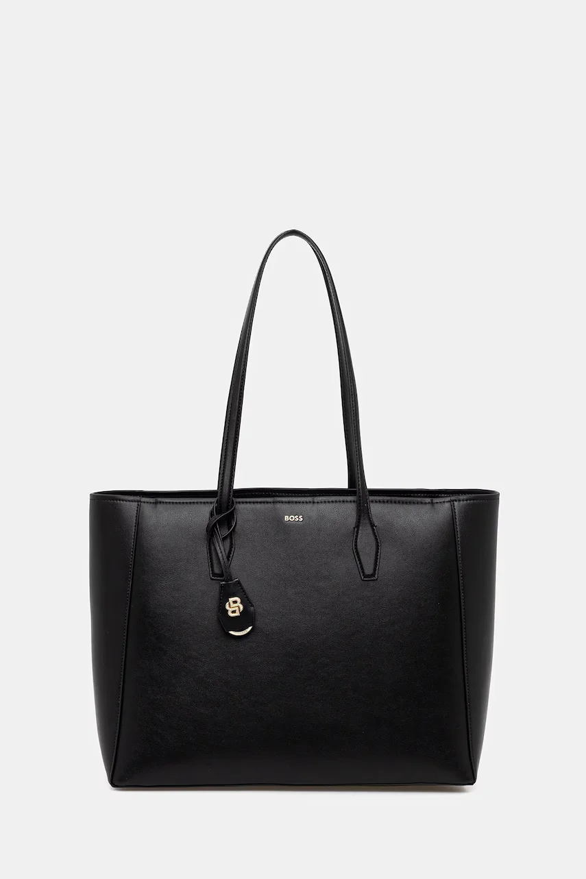BOSS Кожена чанта NUMAH Tote
