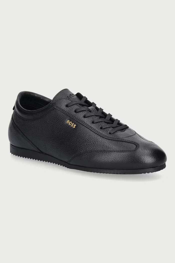 BOSS Lineor маратонки мъжки от кожа черни 50573525.005