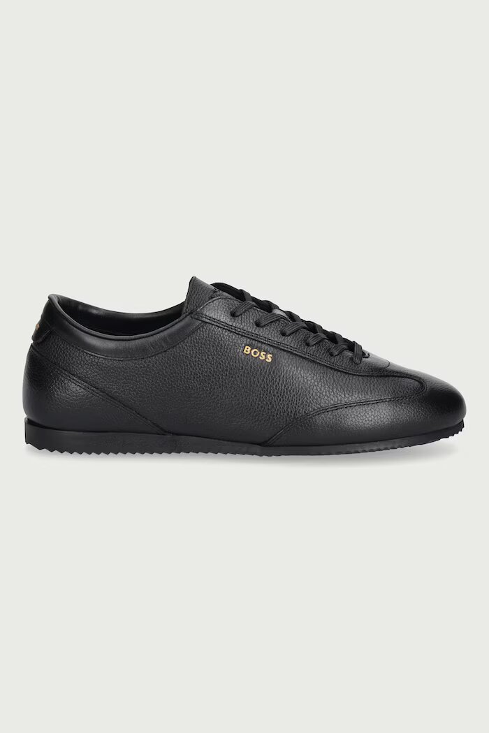 BOSS Lineor маратонки мъжки от кожа черни 50573525.005