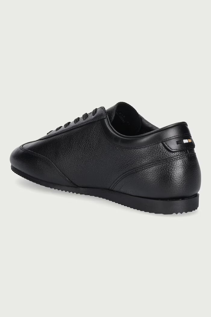BOSS Lineor маратонки мъжки от кожа черни 50573525.005