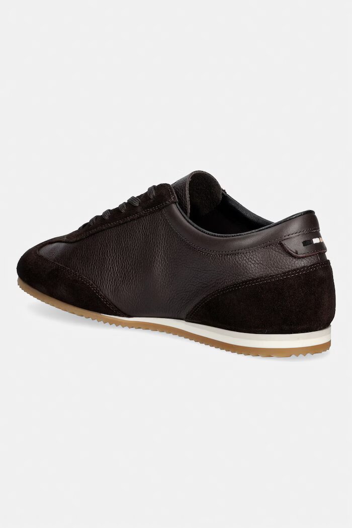 BOSS Lineor маратонки мъжки от кожа кафяви 50568463.202