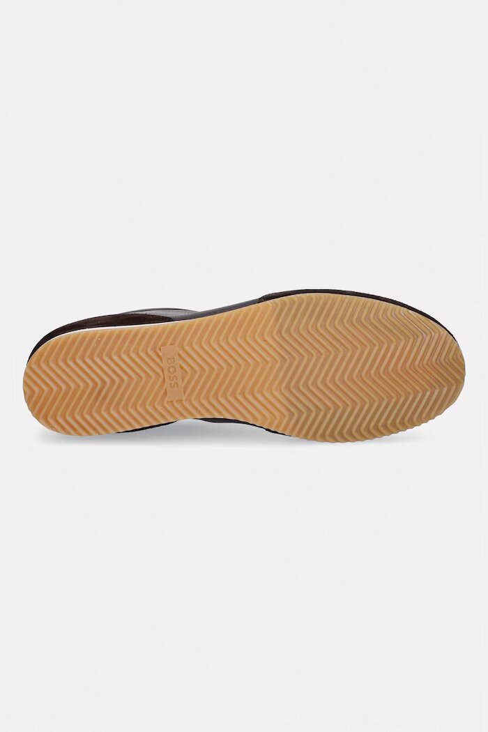 BOSS Lineor маратонки мъжки от кожа кафяви 50568463.202