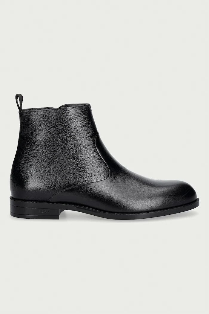 BOSS обувки мъжки от кожа Tayil черни 50573316.001