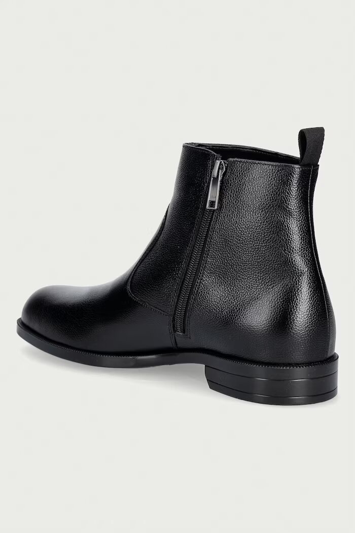 BOSS обувки мъжки от кожа Tayil черни 50573316.001