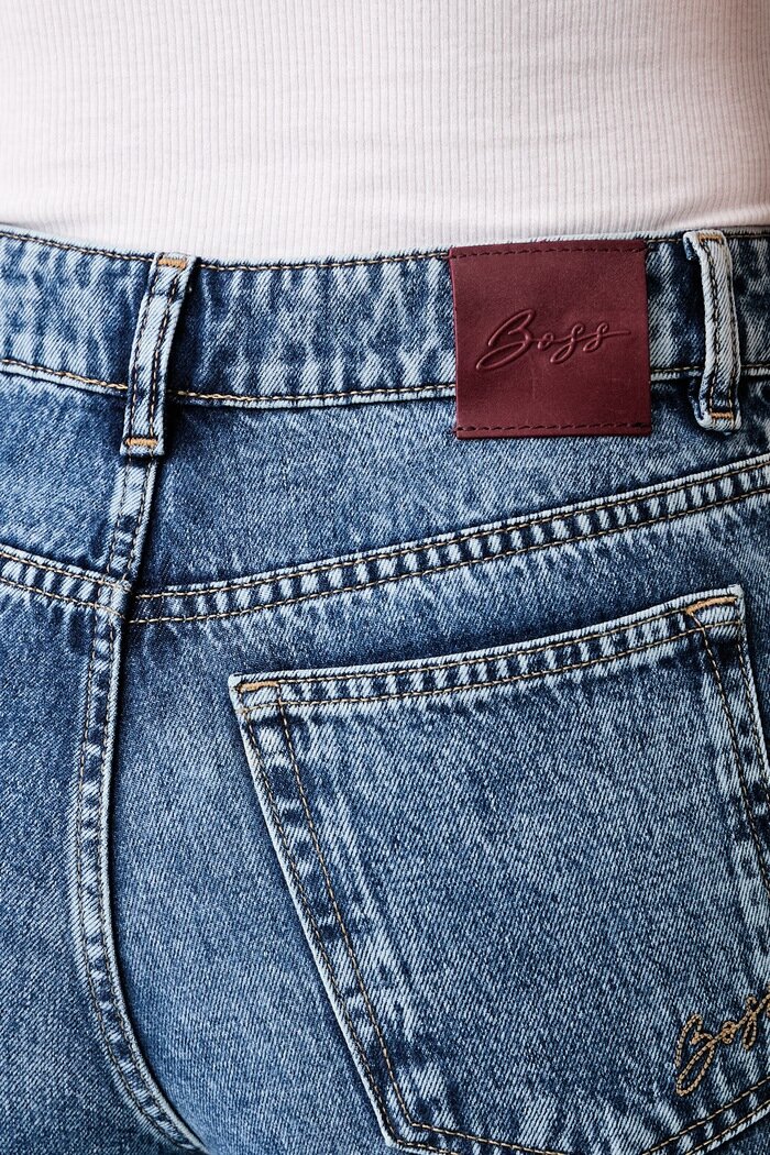 BOSS Orange дънки slim fit дамски C_ADA SLIM HR 2. тъмносини 50564443