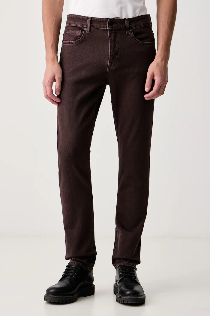 BOSS Orange дънки slim fit мъжки DELAWARE BO кафяви 50570881