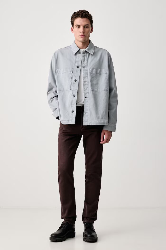BOSS Orange дънки slim fit мъжки DELAWARE BO кафяви 50570881